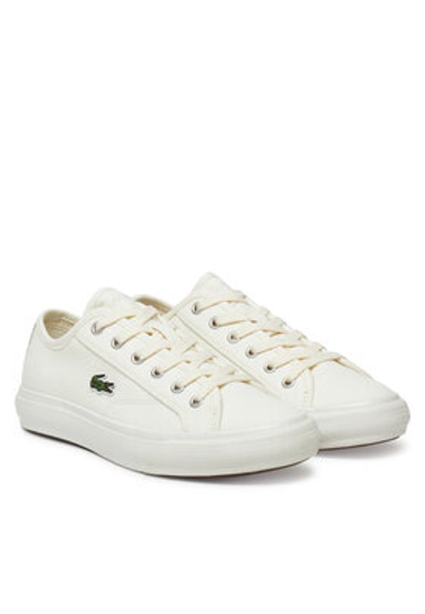Lacoste Tenisówki Backcourt 7-49CFA0018 Biały. Kolor: biały. Materiał: materiał