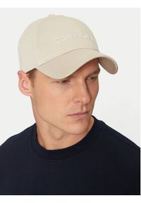Calvin Klein Czapka z daszkiem K50K511987 Écru. Materiał: bawełna, materiał