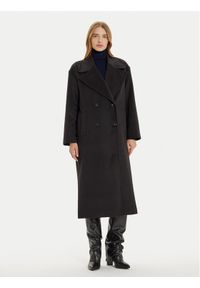 Imperial Płaszcz zimowy KI54IID Czarny Loose Fit. Kolor: czarny. Materiał: syntetyk. Sezon: zima #1