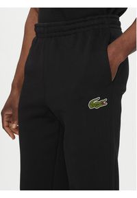 Lacoste Spodnie dresowe XH2750 Czarny Regular Fit. Kolor: czarny. Materiał: bawełna #3