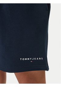 Tommy Jeans Szorty sportowe Contrast Linear DM0DM22697 Granatowy Regular Fit. Kolor: niebieski. Materiał: bawełna. Styl: sportowy #5