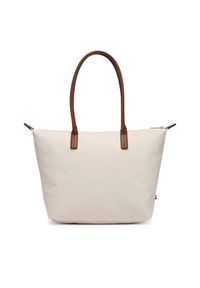 TOMMY HILFIGER - Tommy Hilfiger Torebka Popette Tote AW0AW17711 Écru. Kolor: kremowy #6