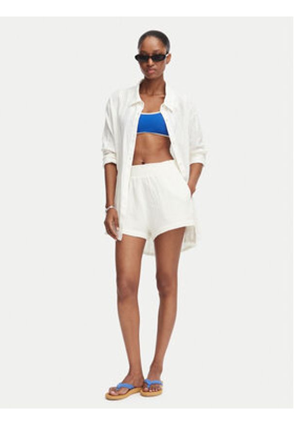 Billabong Szorty materiałowe In The Waves ABJNS00307 Biały Regular Fit. Kolor: biały. Materiał: bawełna
