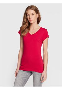 G-Star RAW - G-Star Raw T-Shirt Eyben Stripe D21314-4107-D305 Różowy Slim Fit. Kolor: różowy. Materiał: bawełna