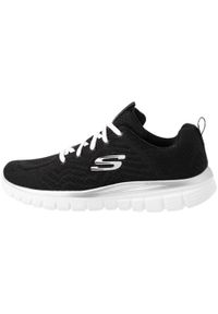 skechers - Buty damskie SKECHERS Graceful Get Connected. Kolor: biały, wielokolorowy, czarny