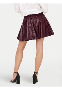 only - ONLY Spódnica z imitacji skóry Jacky 15355512 Fioletowy Regular Fit. Kolor: fioletowy. Materiał: skóra #5