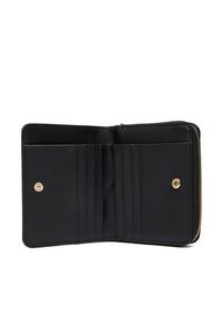 TOMMY HILFIGER - Tommy Hilfiger Mały Portfel Damski Th Icon Med Za Flap AW0AW17742 Czarny. Kolor: czarny. Materiał: skóra #4