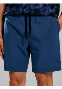 Sinsay - Szorty sportowe SNSY PERFORMANCE - niebieski. Kolor: niebieski. Styl: sportowy #1