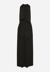 Born2be - Czarna Koktajlowa Sukienka Multiway z Wiskozą i Wiązaniem na Szyi Lilazza. Okazja: na imprezę. Typ kołnierza: dekolt w kształcie V. Kolor: czarny. Materiał: wiskoza. Typ sukienki: rozkloszowane. Styl: wizytowy #3