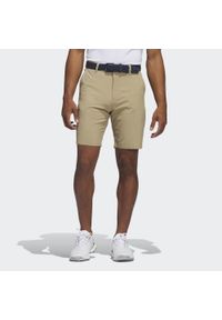 Spodenki do golfa męskie Adidas Ultimate365 8.5-Inch Golf Shorts. Kolor: wielokolorowy, beżowy, brązowy. Materiał: materiał. Sport: golf