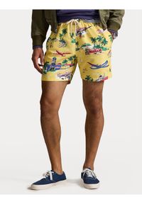 Polo Ralph Lauren Szorty kąpielowe 710963324002 Żółty Classic Fit. Kolor: żółty. Materiał: syntetyk