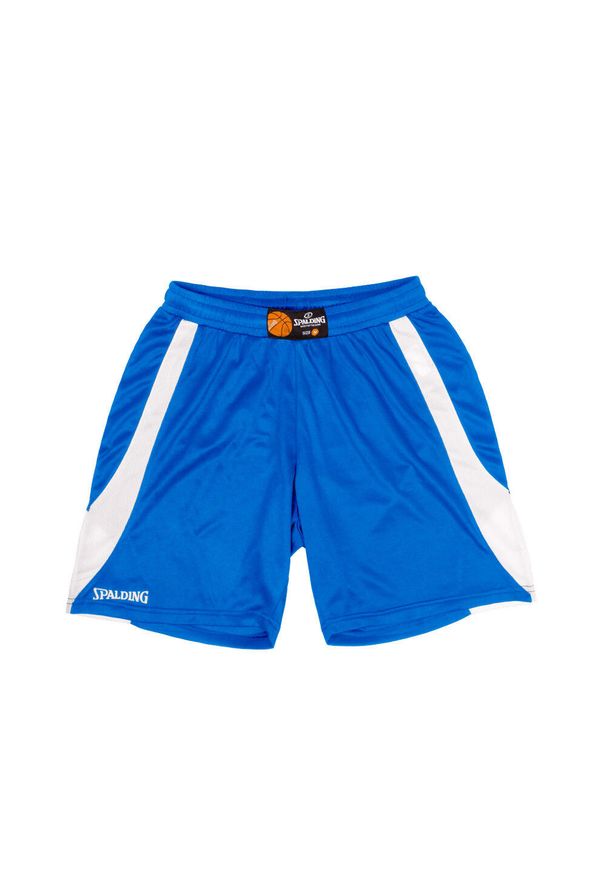 SPALDING - Szorty damskie Spalding Jam. Kolor: niebieski, wielokolorowy, biały. Długość: krótkie. Sport: koszykówka