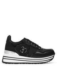 Eva Minge Sneakersy WYL3795-3 Czarny. Kolor: czarny