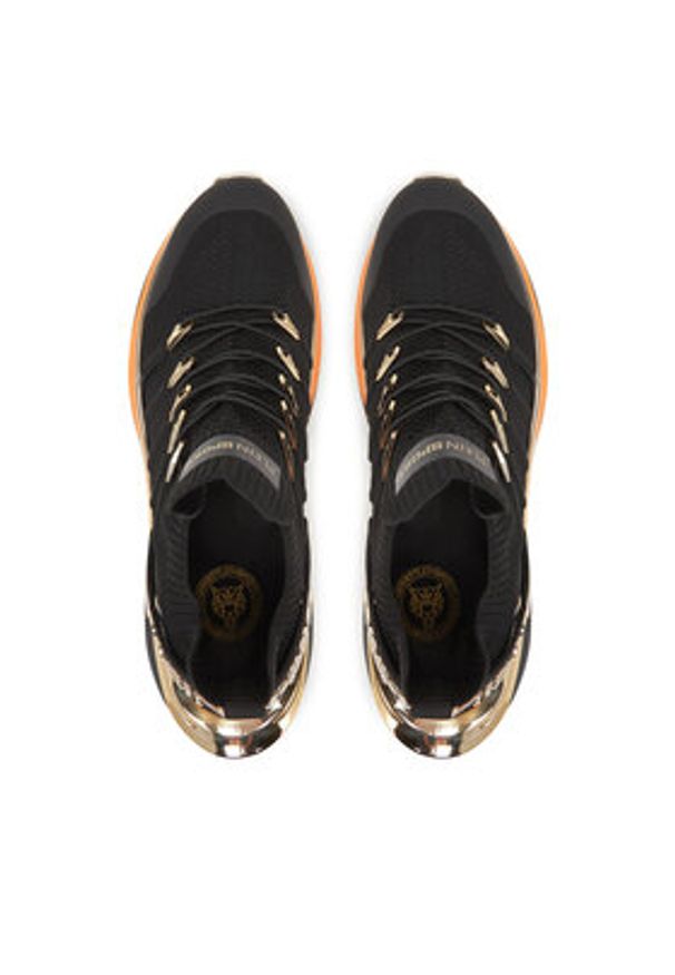 Plein Sport Sneakersy Runner Chrome Surfer PADS USC0579 STE003N Czarny. Kolor: czarny. Materiał: materiał