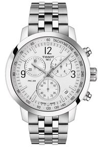 Zegarek Męski TISSOT PRC 200 Chronograph T-SPORT T114.417.11.037.00. Materiał: materiał. Styl: klasyczny, elegancki, sportowy #1