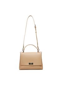 Patrizia Pepe Torebka 8B0210/L001-B524 Beżowy. Kolor: beżowy. Materiał: skórzane