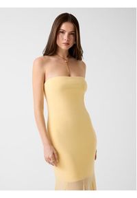 Marciano Guess Sukienka codzienna 181909 Żółty Classic Fit. Okazja: na co dzień. Kolor: żółty. Typ sukienki: proste. Styl: casual #3