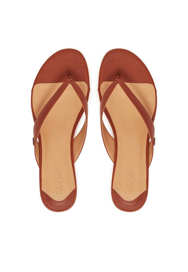 Lauren Ralph Lauren - Japonki LAUREN RALPH LAUREN. Kolor: brązowy