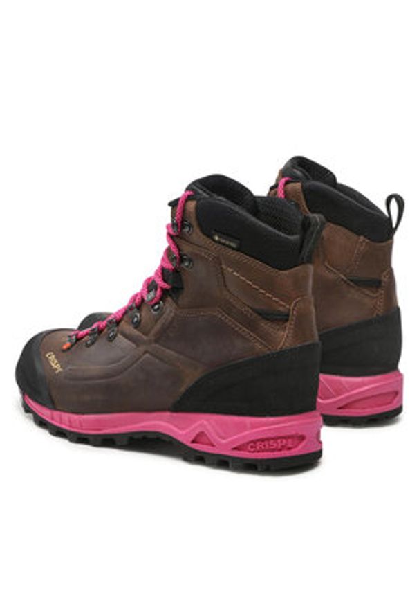 Crispi Trapery Valdres S.E Gtx GORE-TEX CF92704217 Brązowy. Kolor: brązowy. Materiał: skóra