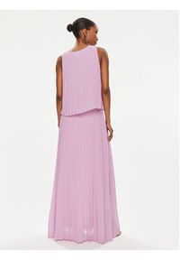 Kontatto Sukienka wieczorowa SU310 Fioletowy Regular Fit. Kolor: fioletowy. Materiał: syntetyk. Styl: wizytowy #5