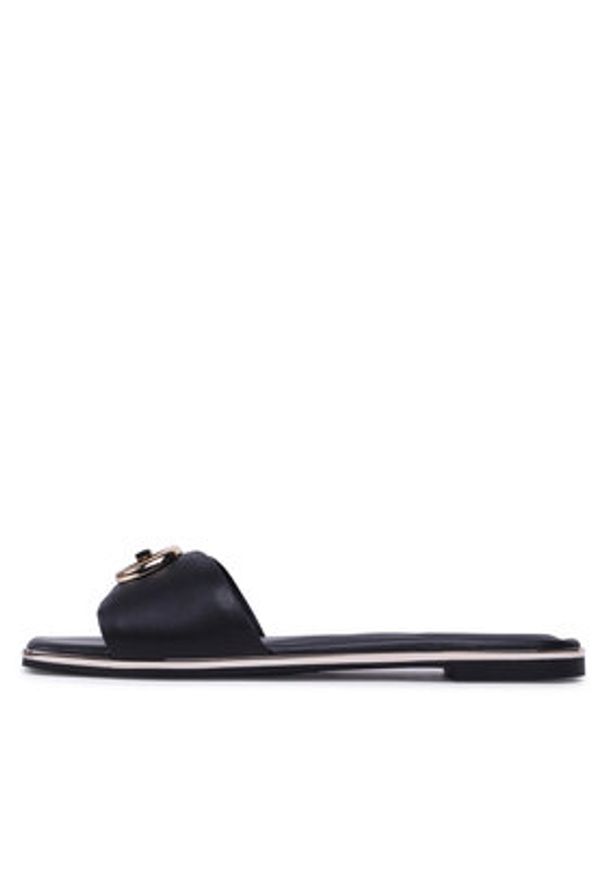 Aldo Klapki Bellenor 13567246 Czarny. Kolor: czarny. Materiał: skóra