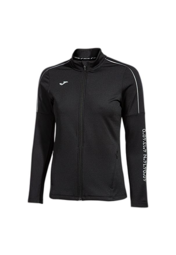 Bluza do biegania damska Joma R-City Full Zip. Kolor: czarny. Sport: bieganie