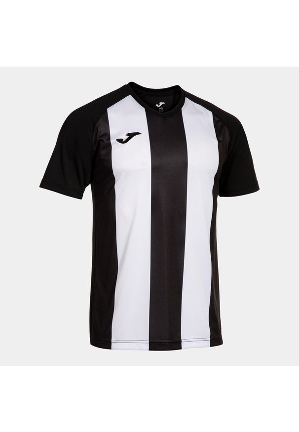 T-shirt Joma Inter IV Czarny i Biały - Sportowy i Oddychający. Kolor: czarny, biały, wielokolorowy. Materiał: poliester. Sport: piłka nożna