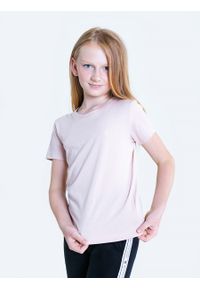 Big-Star - Koszulka dziewczęca z nadrukiem 3D różowa Dorbinena 600. Okazja: na co dzień. Kolor: różowy. Materiał: dzianina, bawełna. Długość rękawa: krótki rękaw. Długość: krótkie. Wzór: nadruk. Styl: casual #5