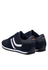 BOSS Sneakersy Levon 50568468 Granatowy. Kolor: niebieski. Materiał: skóra, zamsz #3