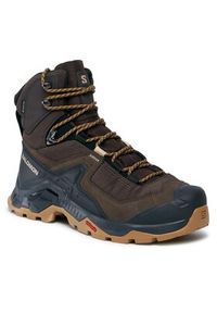 salomon - Salomon Trekkingi Quest Element GORE-TEX L47216100 Brązowy. Kolor: brązowy. Materiał: nubuk, skóra. Technologia: Gore-Tex. Sport: turystyka piesza #5