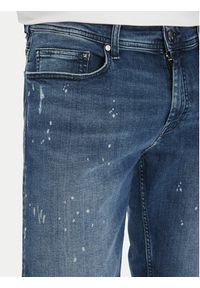 Karl Lagerfeld - KARL LAGERFELD Szorty jeansowe 265820 552832 Granatowy Regular Fit. Kolor: niebieski. Materiał: bawełna