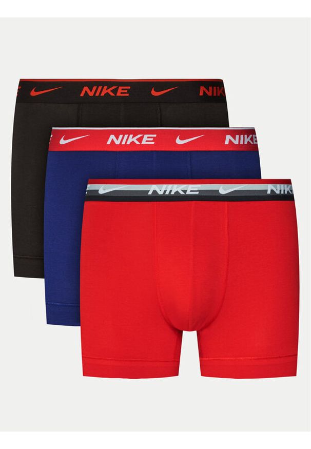 Nike Komplet 3 par bokserek Trunk 0000KE1008 Kolorowy. Materiał: bawełna. Wzór: kolorowy