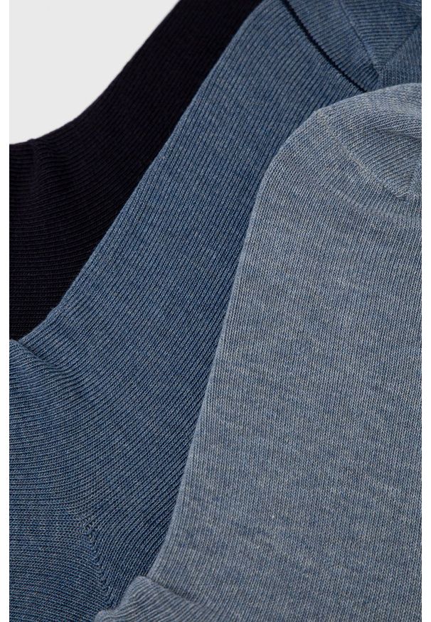 Calvin Klein Skarpetki (3-pack) męskie kolor niebieski. Kolor: niebieski