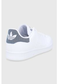 adidas Originals Buty STAN SMITH kolor biały. Nosek buta: okrągły. Zapięcie: sznurówki. Kolor: biały. Materiał: materiał. Model: Adidas Stan Smith #5