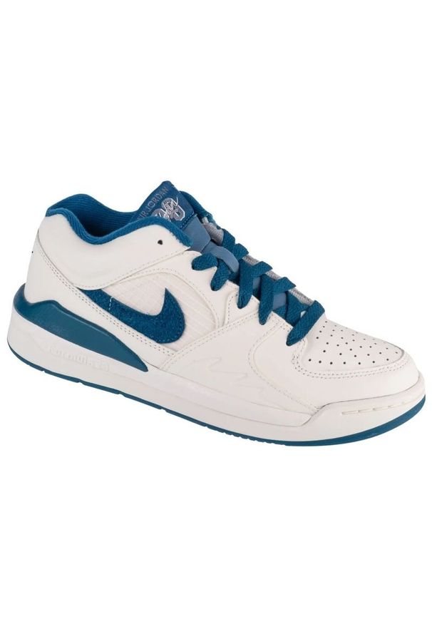 Nike Buty Jordan Stadium 90 Wm FB2269-104 białe. Kolor: biały. Materiał: guma, syntetyk, skóra, tkanina. Szerokość cholewki: normalna. Wzór: kolorowy