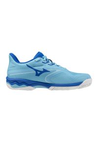 Buty do tenisa Mizuno Wave Exceed Light AC Wos. Kolor: biały, niebieski, wielokolorowy. Model: Mizuno Wave. Sport: tenis