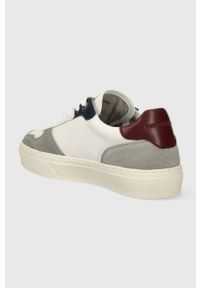 Pepe Jeans sneakersy skórzane YOGI STREET M kolor biały PMS30997. Nosek buta: okrągły. Kolor: biały. Materiał: skóra #2