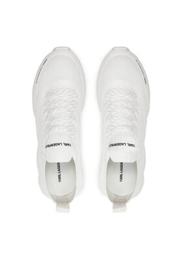 Karl Lagerfeld - KARL LAGERFELD Sneakersy KL54616 Biały. Kolor: biały. Materiał: materiał