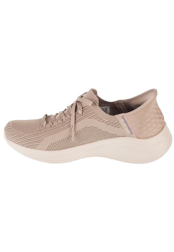 skechers - Buty sportowe Sneakersy damskie, Skechers Slip-Ins Ultra Flex 3.0 - Brilliant. Zapięcie: bez zapięcia. Kolor: beżowy. Model: Skechers Sport. Sport: turystyka piesza