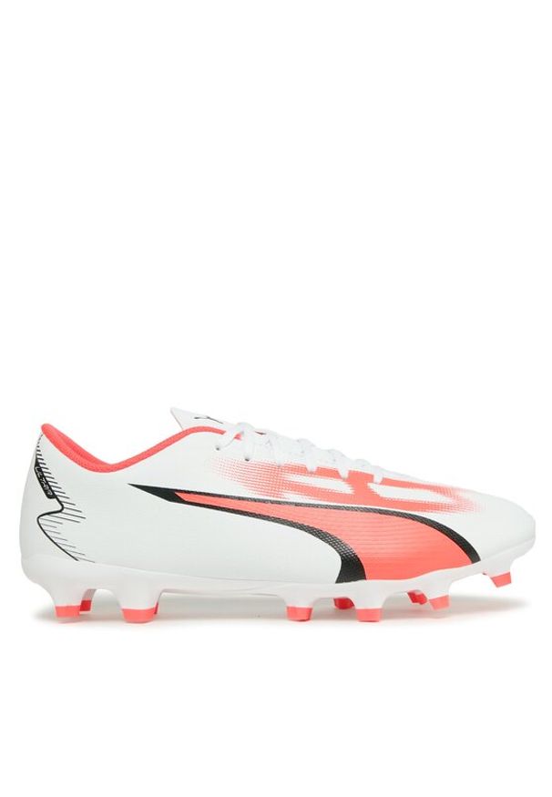 Puma Buty do piłki nożnej Ultra Play Fg/Ag 107423 01 Biały. Kolor: biały. Materiał: skóra