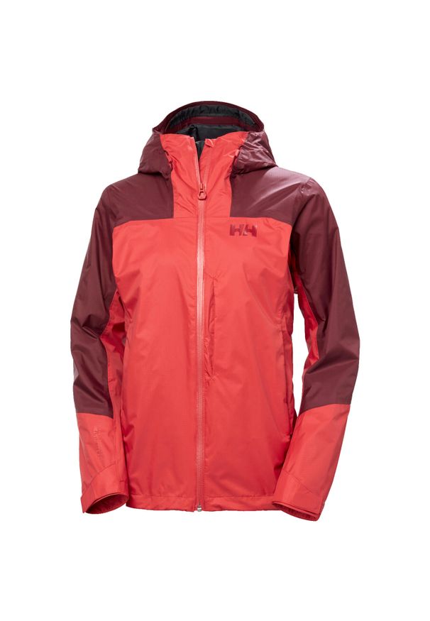 Damska kurtka turystyczna Helly Hansen Verglas 2L Shell. Kolor: czerwony. Sport: turystyka piesza