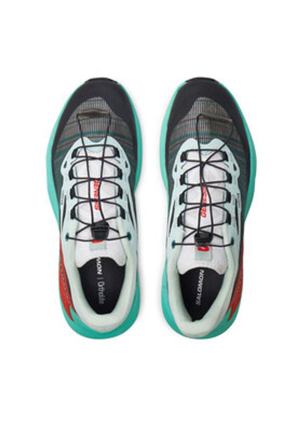 salomon - Salomon Buty do biegania Genesis L47588800 Zielony. Kolor: zielony. Materiał: materiał