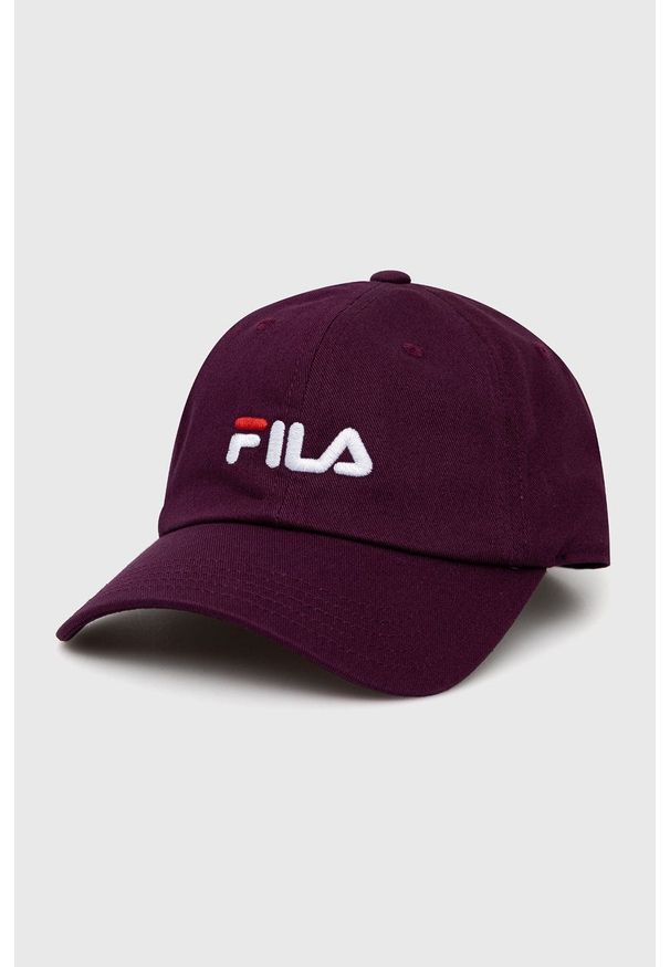 Fila - Czapka. Kolor: fioletowy