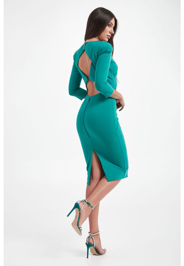 Elisabetta Franchi - Szpilki zamszowe ELISABETTA FRANCHI. Zapięcie: pasek. Materiał: zamsz. Wzór: paski. Obcas: na szpilce