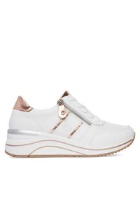 Remonte Sneakersy D0T04-80 Biały. Kolor: biały. Materiał: skóra, syntetyk #1