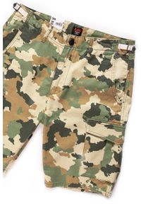 Lee - SPODENKI LEE FATIGUE SHORTS CAMOUFLAGE L73BCW03. Materiał: materiał. Wzór: moro, aplikacja #8