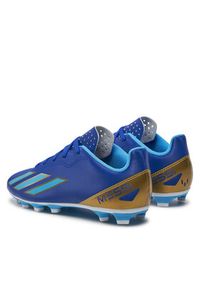 Adidas - adidas Buty X Crazyfast Messi Club Flexible Ground ID0720 Granatowy. Kolor: niebieski. Materiał: skóra