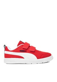 Sneakersy Puma. Kolor: czerwony. Materiał: mesh