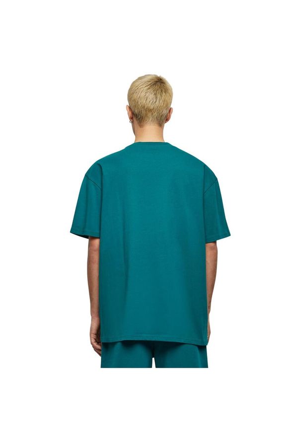 BUILD YOUR BRAND - Ponadwymiarowa Koszulka Dla Dorosłych Unisex Heavyweight. Kolor: niebieski
