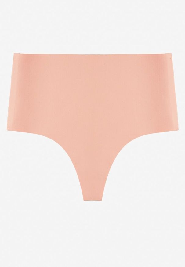 Renee - Różowe Bezszwowe Majtki High Waist Kolunea. Stan: podwyższony. Kolor: różowy